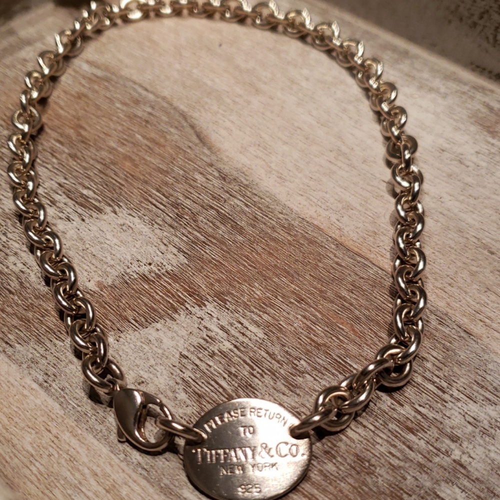 Tiffany & Co. Sterling Silver Choker Necklace